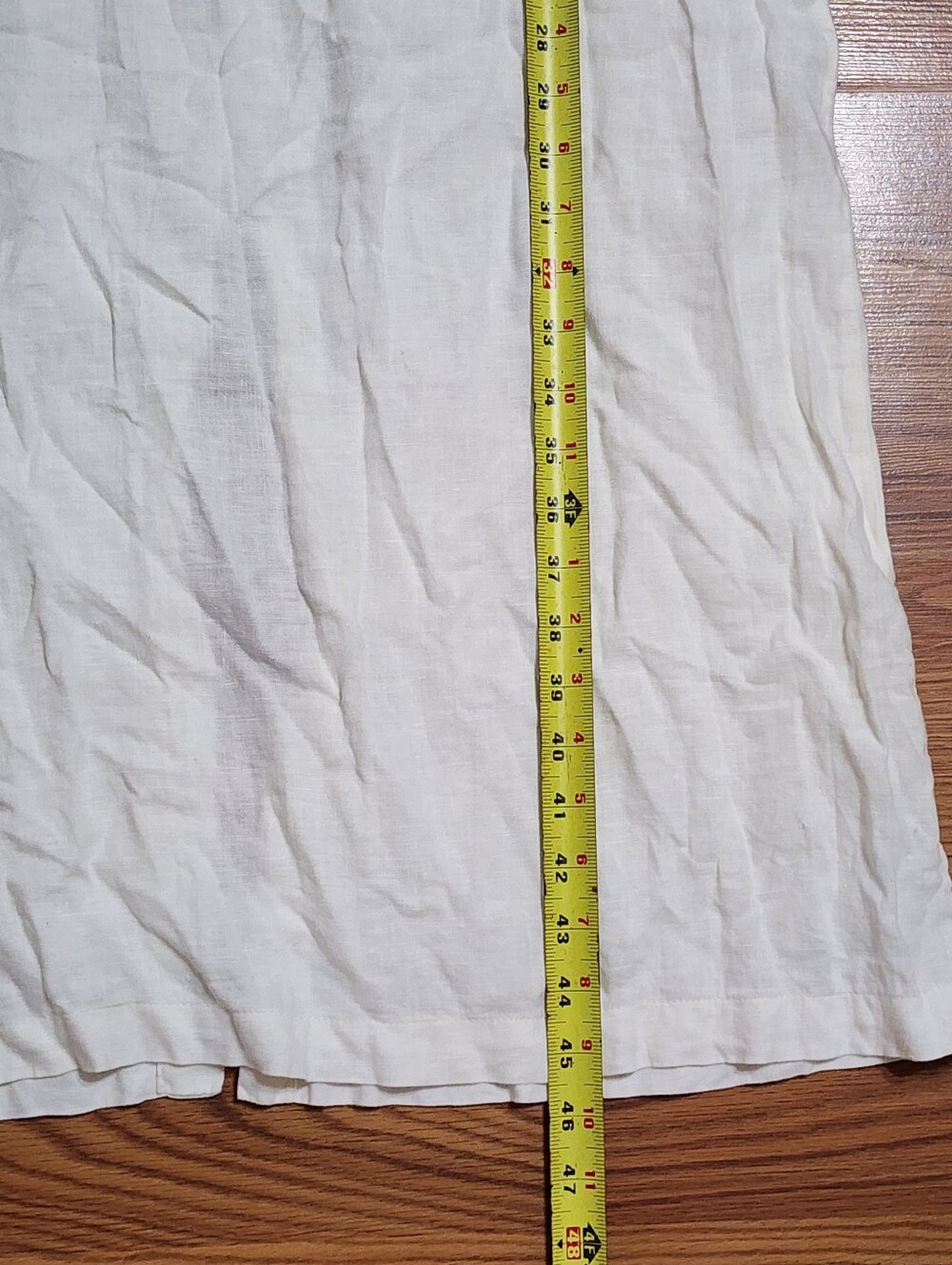 Vtg Gap 100% Linen Maxi Dress Size XS Coastal Minimalist Cream Resortwear - Picture 7 of 9